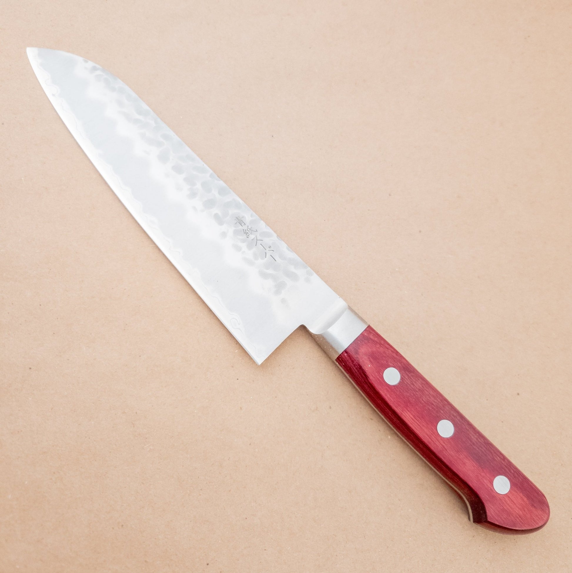 180mm Tsunehisa AS Tsuchime Santoku Yo Handle - District Cutlery