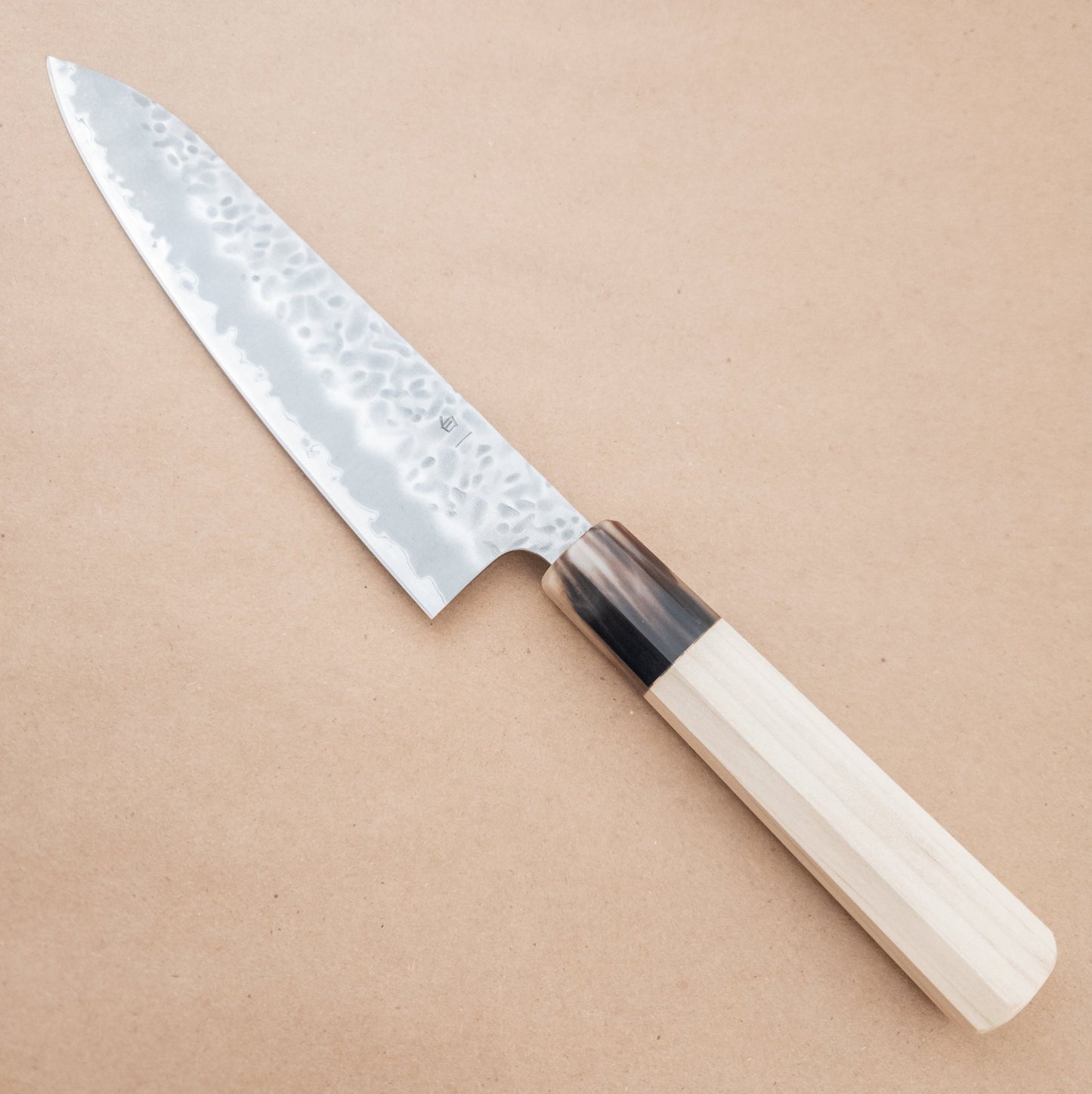 180mm Tsunehisa Hammered Shirogami Wa Gyuto - District Cutlery