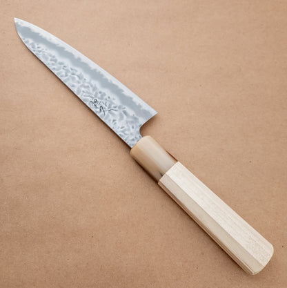 180mm Tsunehisa Hammered Shirogami Wa Gyuto - District Cutlery