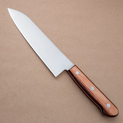 180mm Tsunehisa SLD Santoku Light Brown - District Cutlery