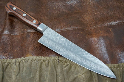 180mm Tsunehisa VG - 10 Tsuchime Gyuto Yo Handle - District Cutlery