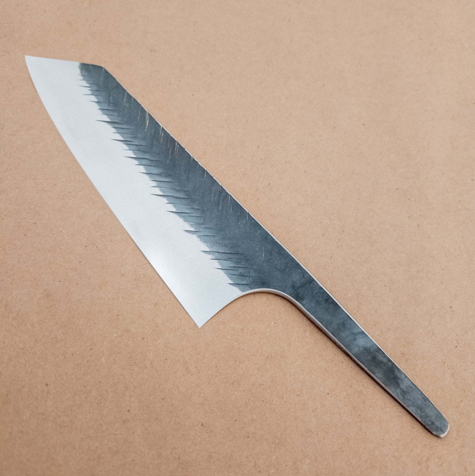 180mm Yoshimi Kato AS Tsuchime Wa Bunka Blade - District Cutlery