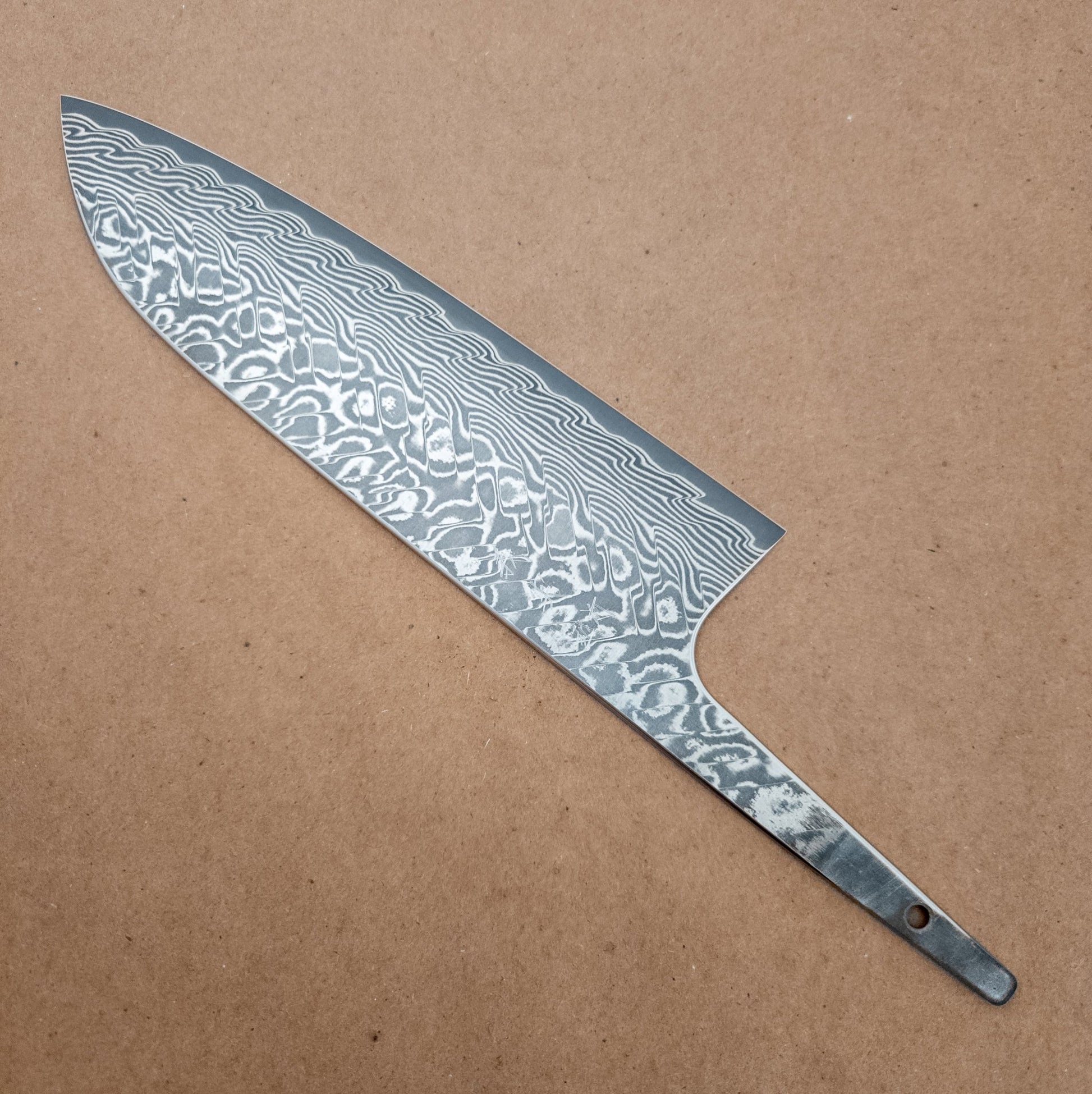 180mm Yoshimi Kato SG2 Damascus Wa Santoku Blade - District Cutlery