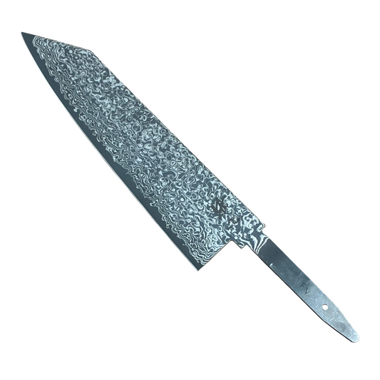 180mm Toshitaka VG10 Damascus Wa Bunka Blade