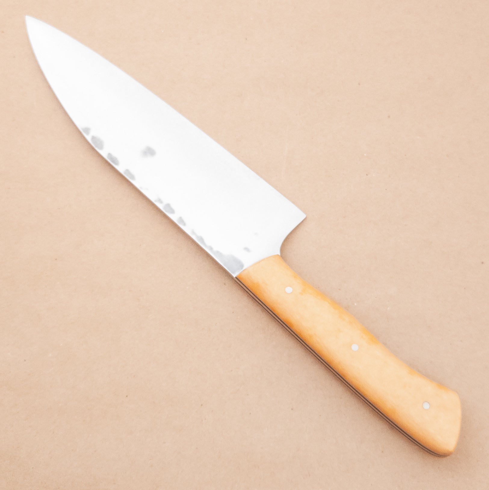 190mm Carter Cutlery Gyuto Micarta Yo Handle - District Cutlery