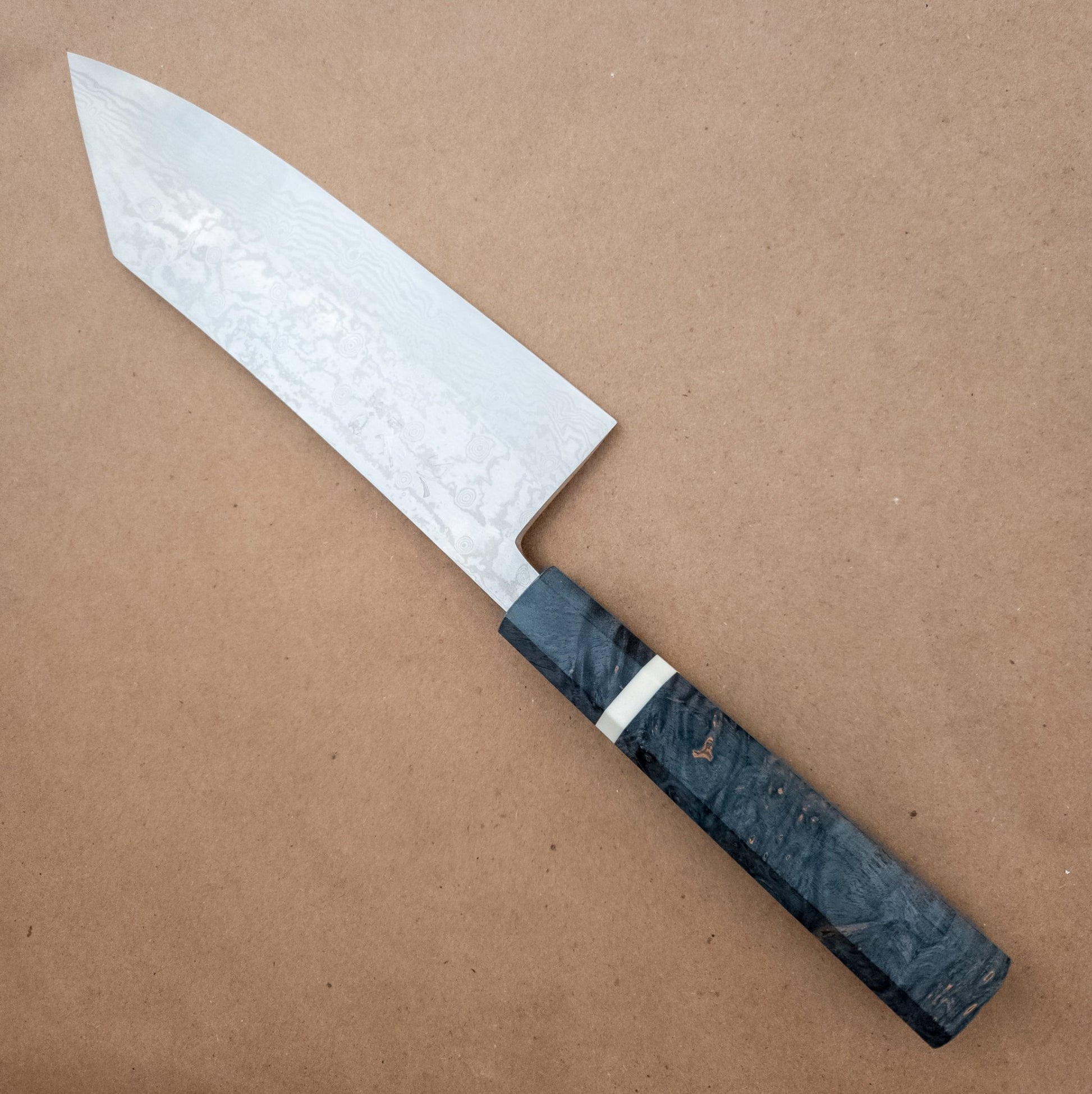 195mm Miyazaki ATS - 314 Damascus Wa Tsubaki - District Cutlery