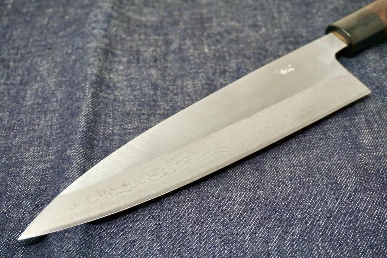 210mm Muneishi Damascus Aogami Gyuto Wa Rosewood - District Cutlery