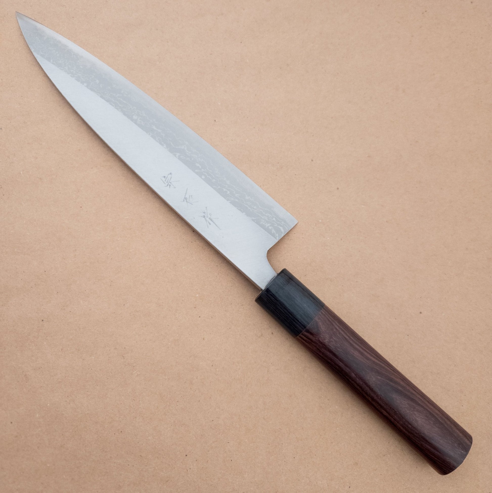 210mm Muneishi Damascus Aogami Wa Gyuto Rosewood - District Cutlery