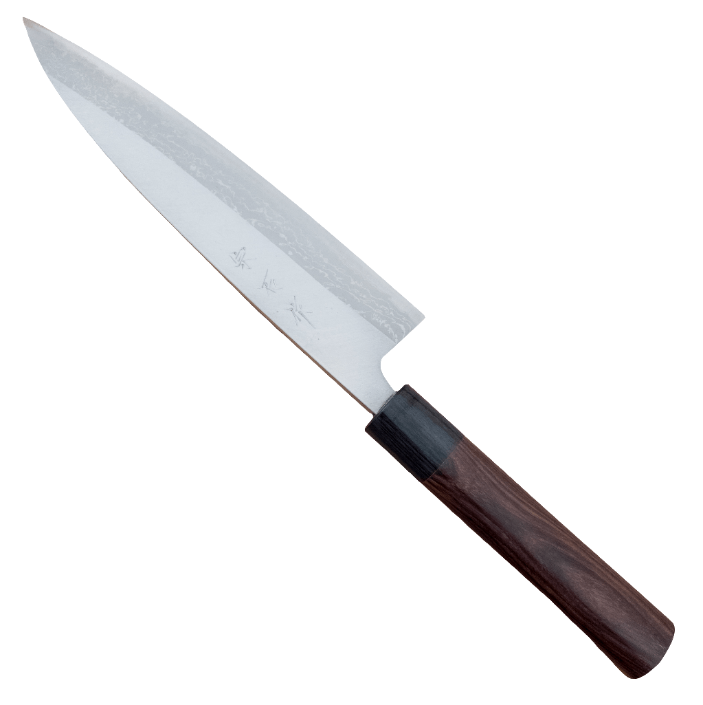 210mm Muneishi Damascus Aogami Wa Gyuto Rosewood - District Cutlery