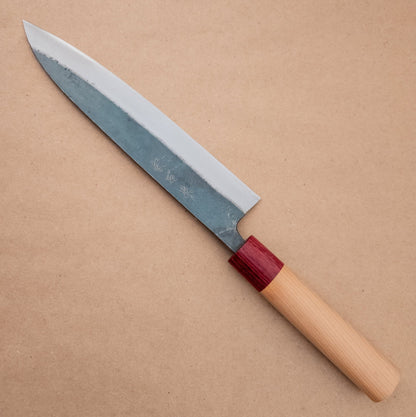 210mm Muneishi Damascus Kurouchi Wa Gyuto - District Cutlery