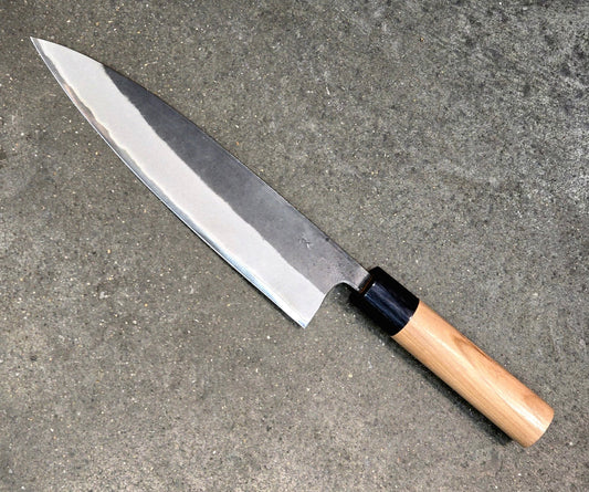 210mm Muneishi Stainless - Clad AO2 Wa Gyuto - District Cutlery