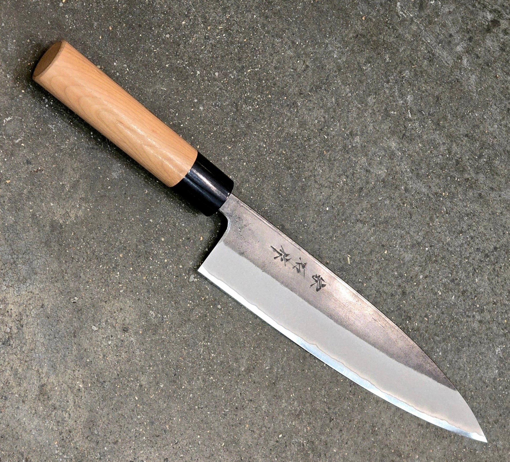 210mm Muneishi Stainless - Clad AO2 Wa Gyuto - District Cutlery