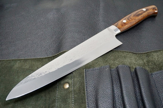 210mm Saji SRS13 Ironwood Gyuto Yo Handle - District Cutlery