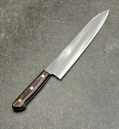 210mm Tsunehisa SLD Gyuto Brown Yo Handle - District Cutlery