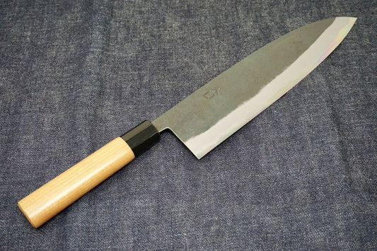 240mm Hinokuni Shirogami Wa Santoku - District Cutlery