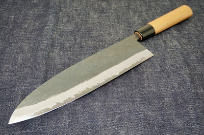 240mm Hinokuni Shirogami Wa Santoku - District Cutlery