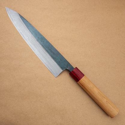 240mm Muneishi Damascus Aogami Wa Gyuto - District Cutlery