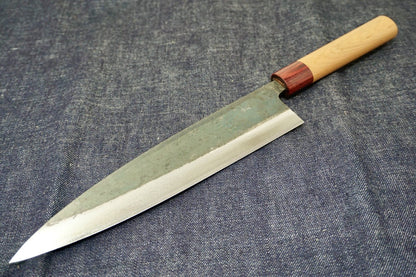 240mm Muneishi Damascus Aogami Wa Gyuto - District Cutlery