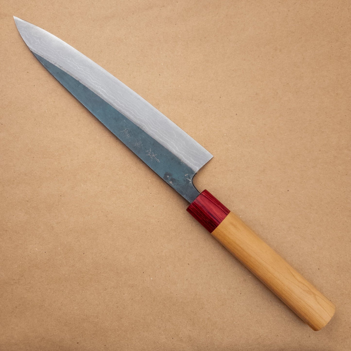 240mm Muneishi Damascus Aogami Wa Gyuto - District Cutlery