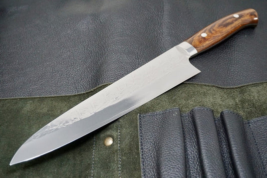 240mm Saji SRS13 Ironwood Gyuto Yo Handle - District Cutlery