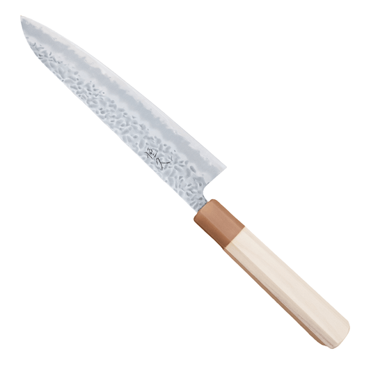 240mm Tsunehisa Shirogami Hammered Wa Gyuto - District Cutlery