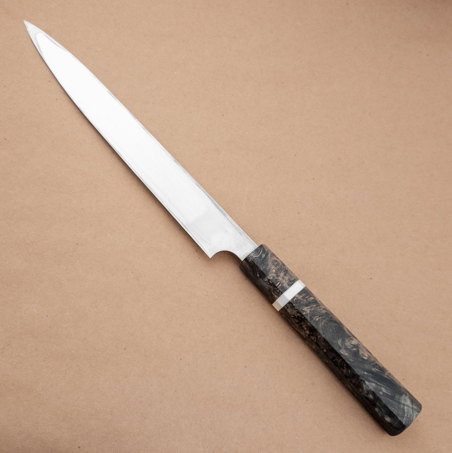 240mm Yoshihiro Yauji AO2 Damascus Wa Yanagiba - District Cutlery