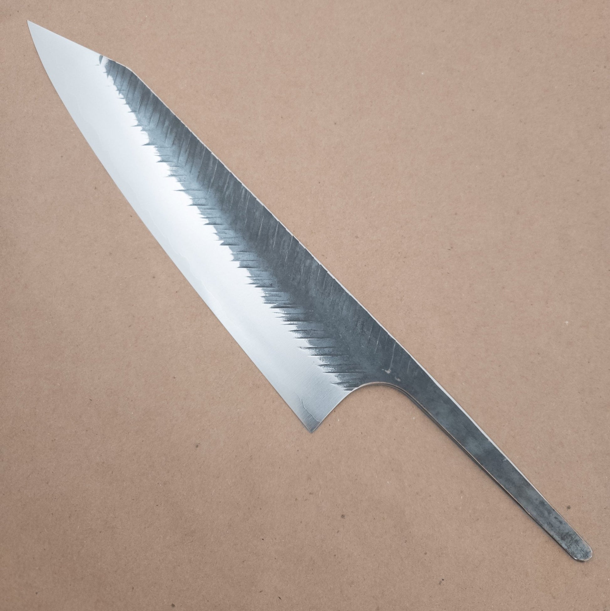 240mm Yoshimi Kato AS Tsuchime Wa Kiritsuke Gyuto Blade - District Cutlery