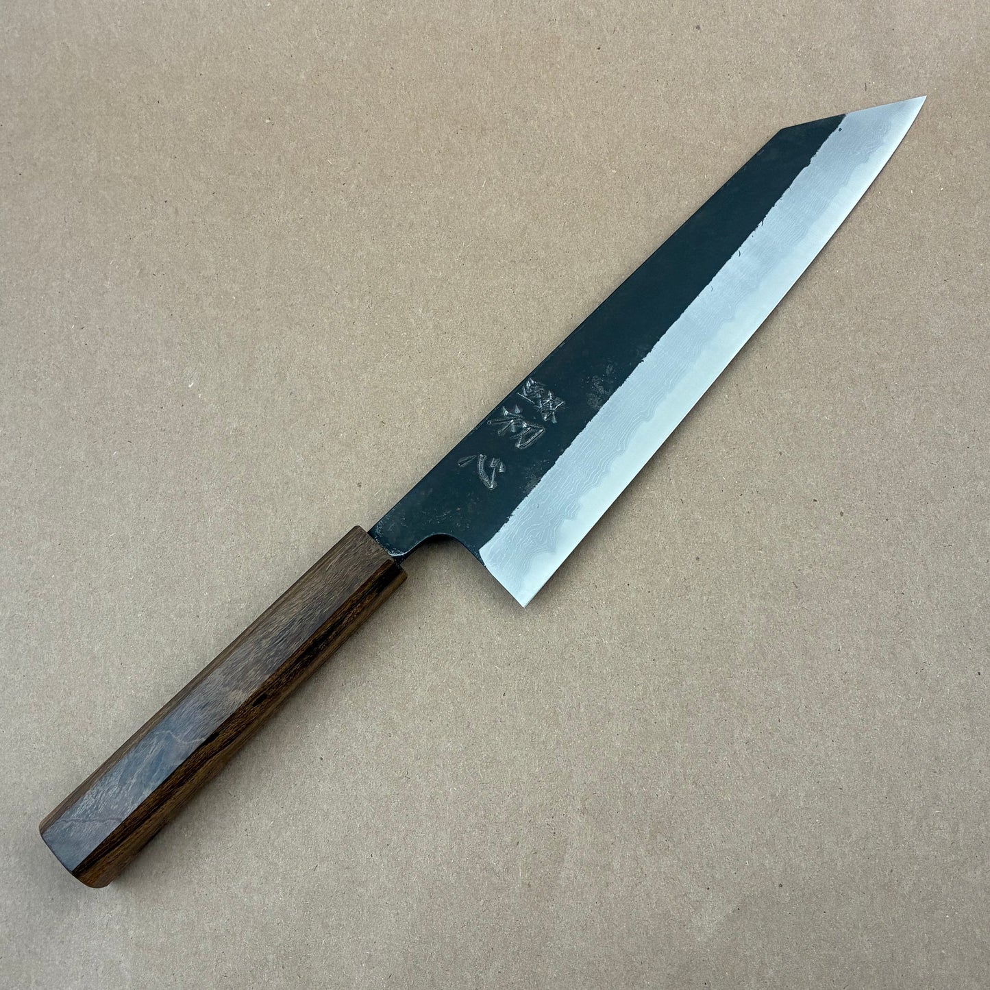 210mm Hatsukokoro Shinkiro Aogami Super Damascus Wa Kiritsuke