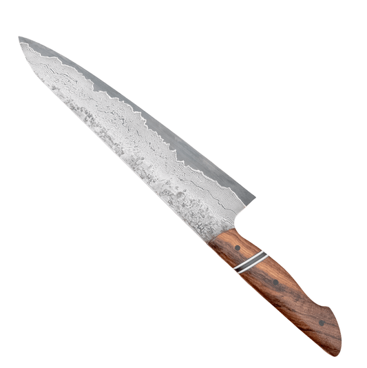 245mm Martin Huber Apex Ultra 100 - Layer Damascus - Clad Gyuto Yo Handle - District Cutlery