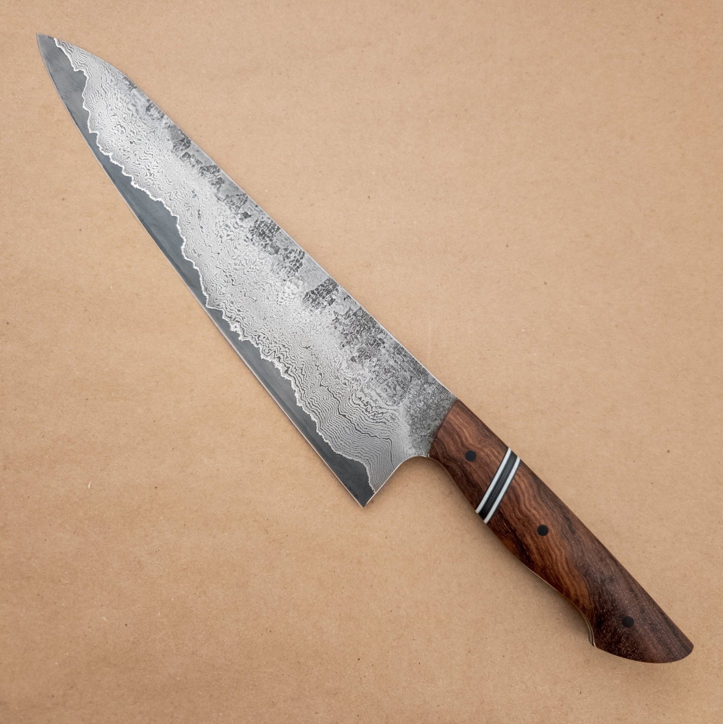 245mm Martin Huber Apex Ultra 100 - Layer Damascus - Clad Gyuto Yo Handle - District Cutlery