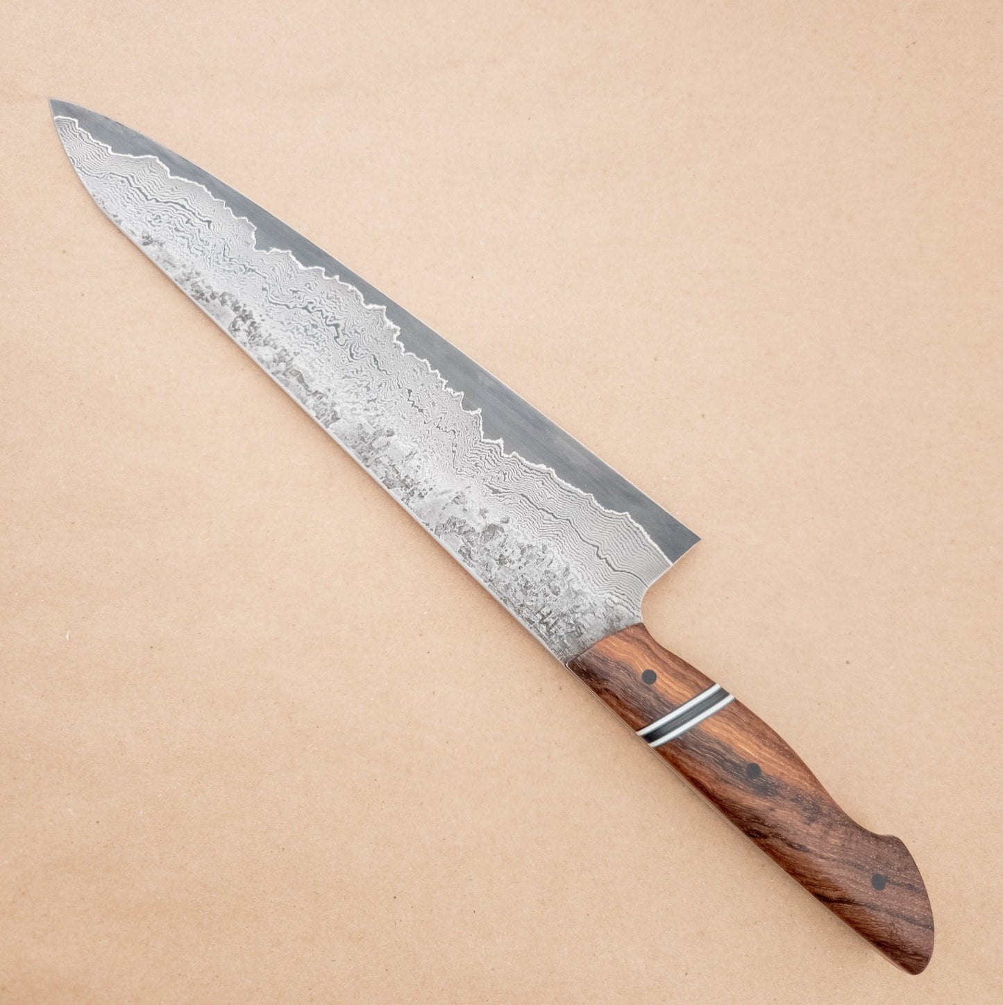 245mm Martin Huber Apex Ultra 100 - Layer Damascus - Clad Gyuto Yo Handle - District Cutlery