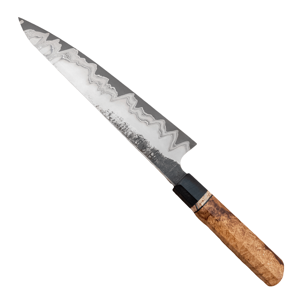 265mm Messerschmeid Huber Apex Ultra 50 - Layer Damascus Clad Wa Gyuto - District Cutlery