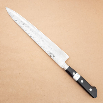 270MM Teruyasu Fujiwara Maboroshi Shirogami Sujihiki Yo Handle - District Cutlery