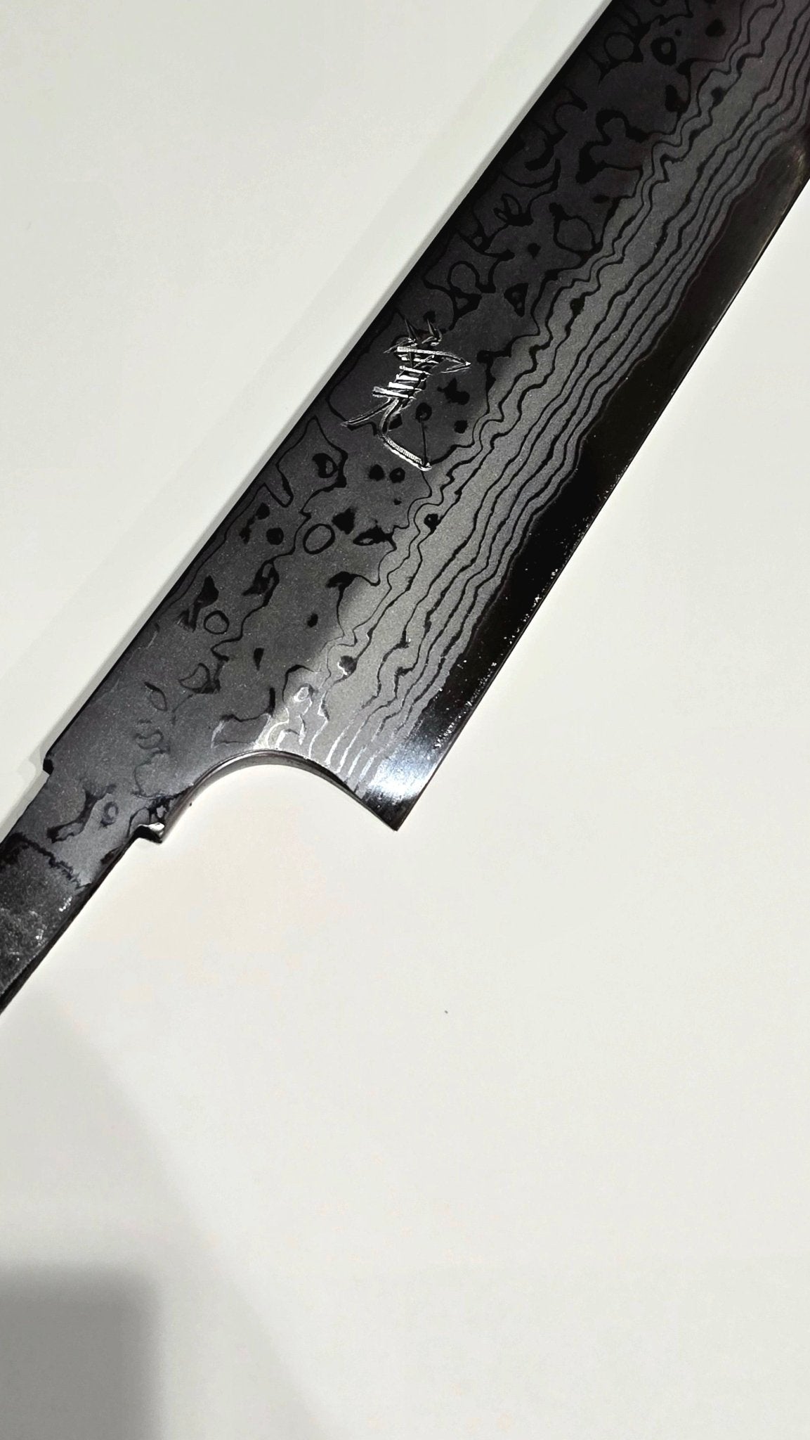 270mm Yoshihiro Yauji AO2 Damascus Yanagiba Blade - District Cutlery