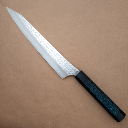 270mm Yu Kurosaki Senko Wa Sujihiki Tenmoku Handle - District Cutlery