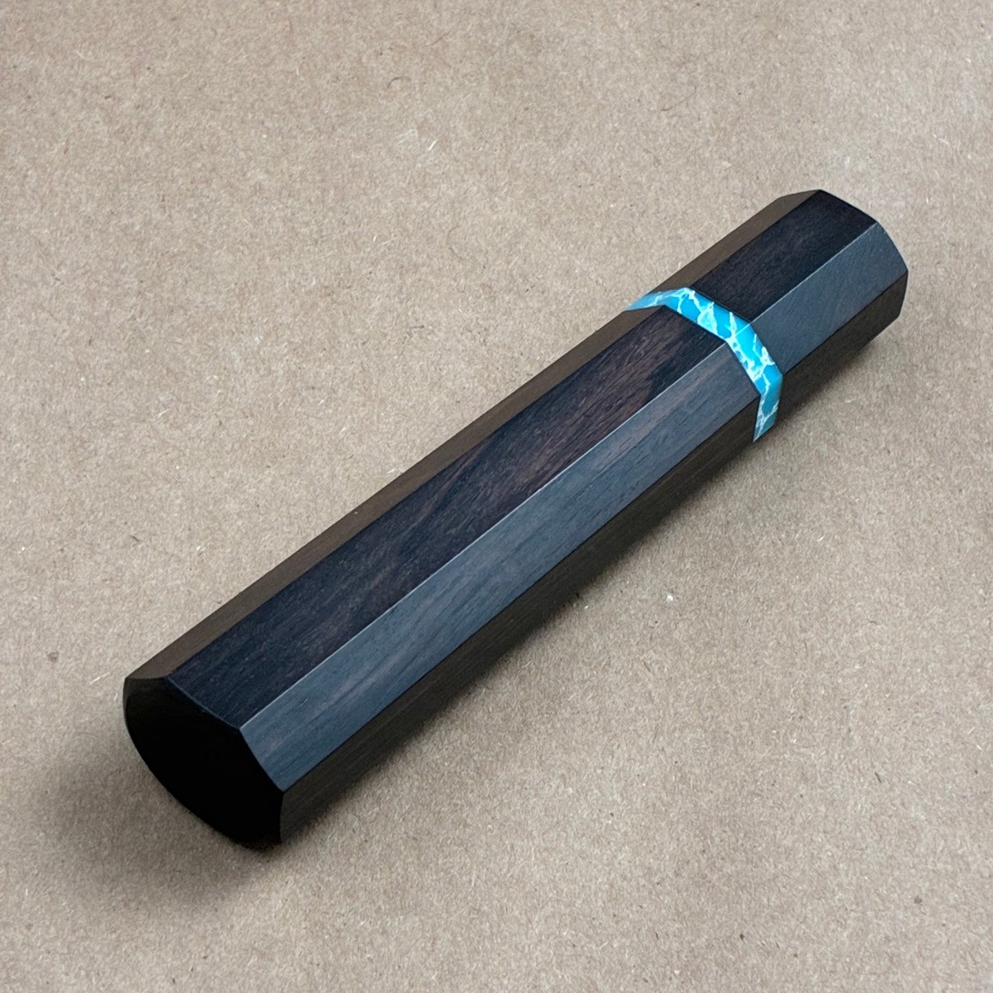 Ebony Wa Handle with Turqouise Spacer