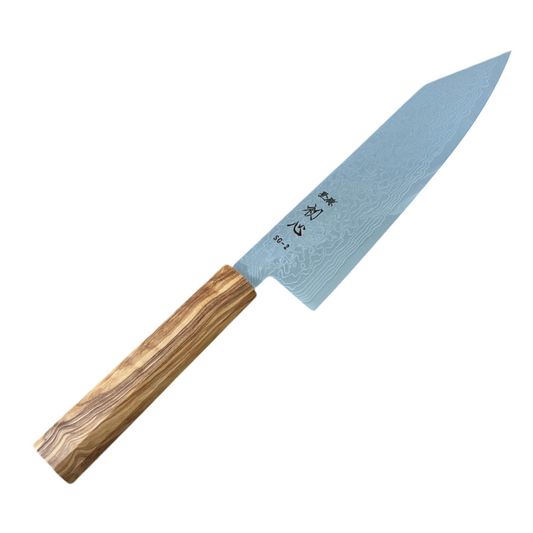 180mm Hatsukokoro Ryuhyo SG2 Damascus Wa Bunka