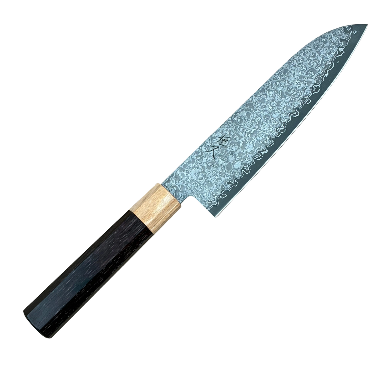 180mm Tsunehisa AUS10 Damascus Wa Santoku