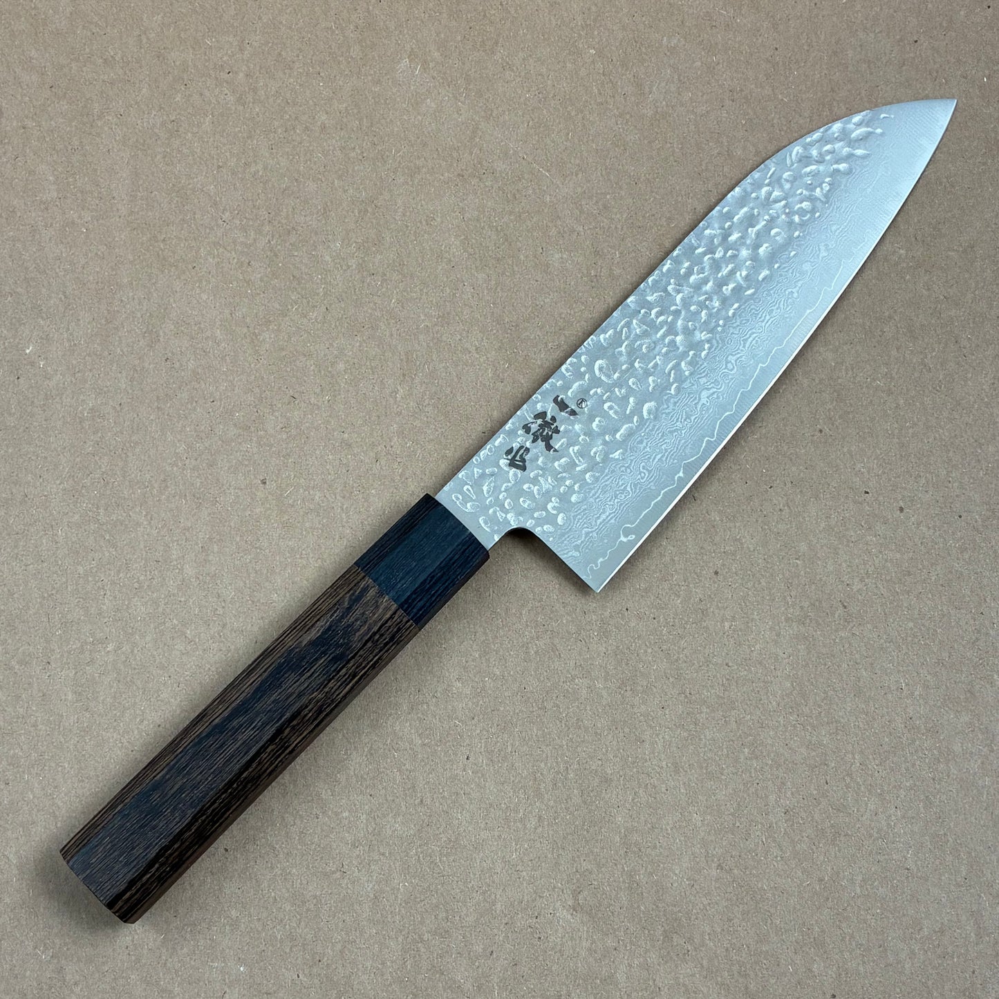 150mm Ittetsu VG10 Damascus Wa Santoku