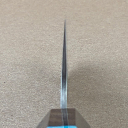 170mm Nigara XEOS Damascus Wa Santoku w/ Turquoise