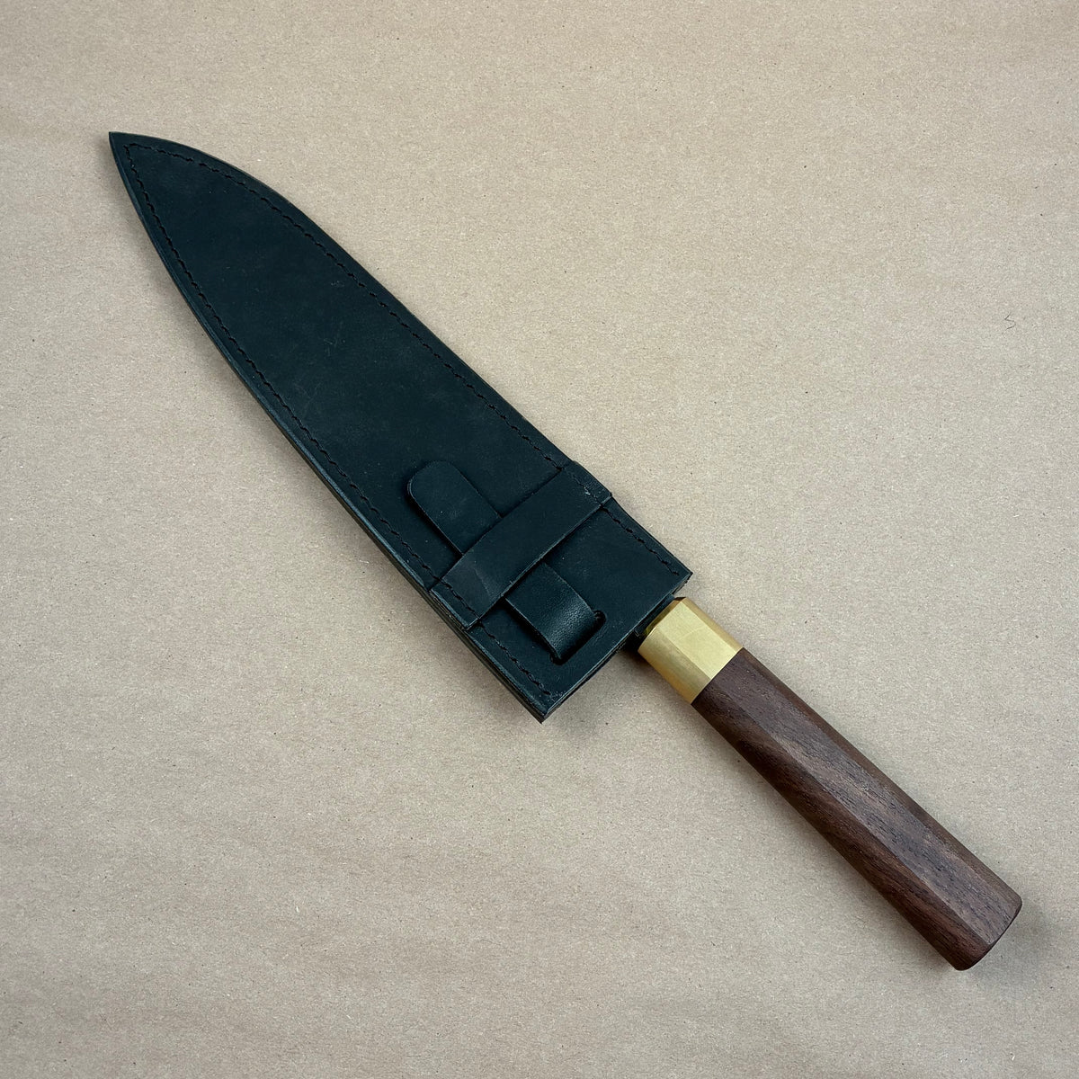 210mm Monolith Apex Aogami Super Wa Gyuto with Leather Cover