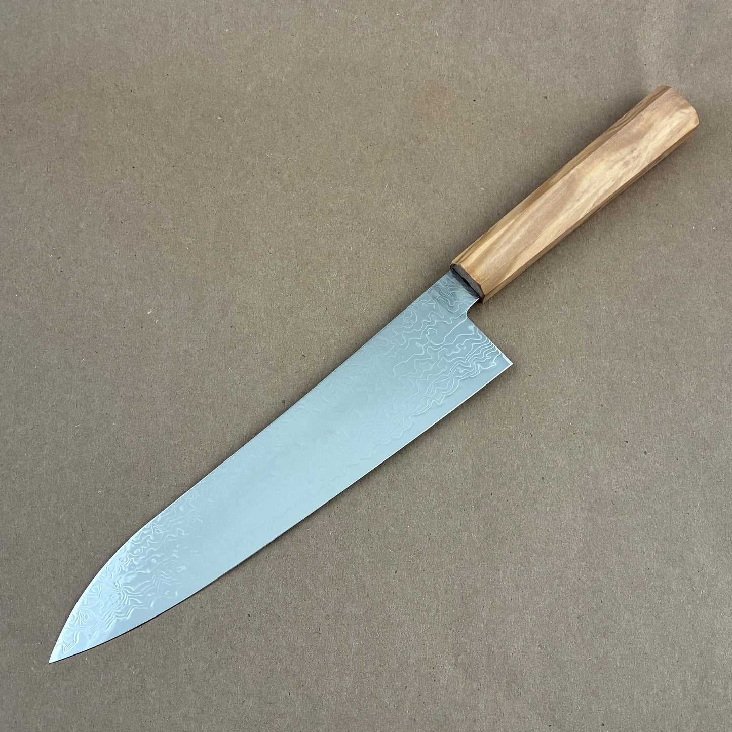 210mm Hatsukokoro Ryuhyo SG2 Damascus Wa Gyuto