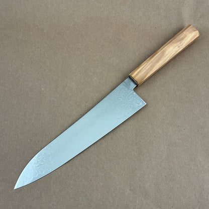 210mm Hatsukokoro Ryuhyo SG2 Damascus Wa Gyuto