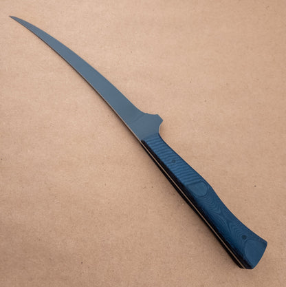 6" Town Cutler eXo Blue Curved Boning Yo Handle - District Cutlery