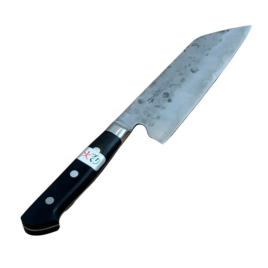 165mm Teruyasu Fujiwara Maboroshi Shirogami Santoku Ryan Regrind!