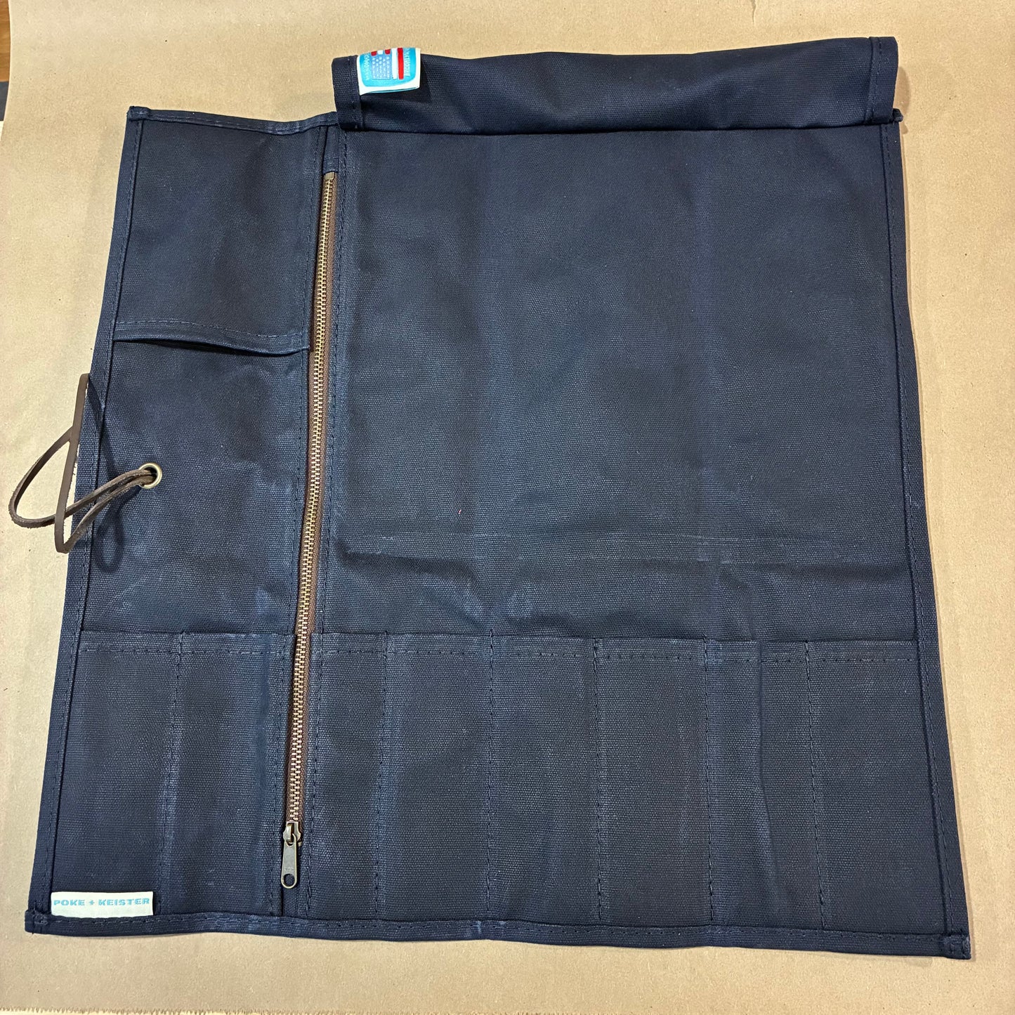 Poke + Keister Waxed Canvas Knife Roll
