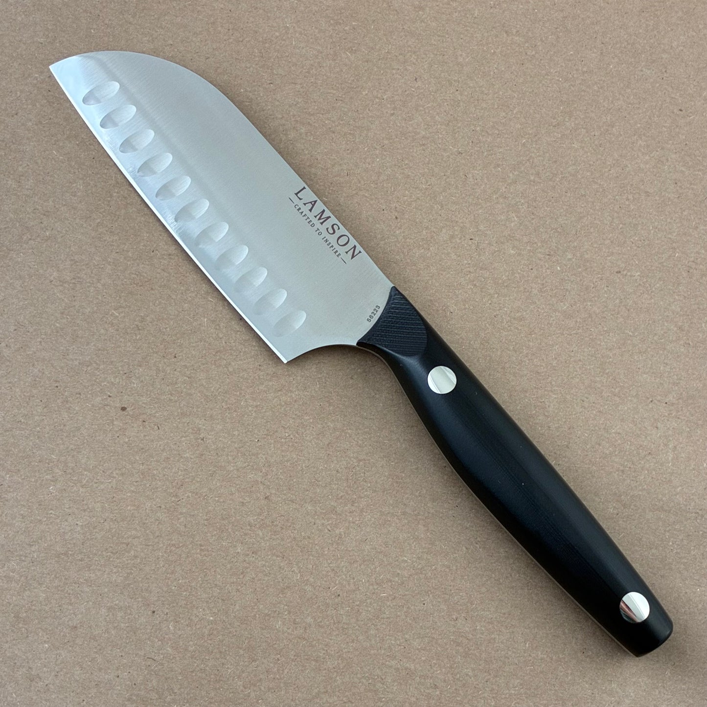 5" Lamson Vintage Midnight Stainless Santoku