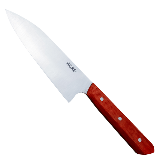 7.25" Acre Forge Macrum Chef - Burnt Orange - District Cutlery