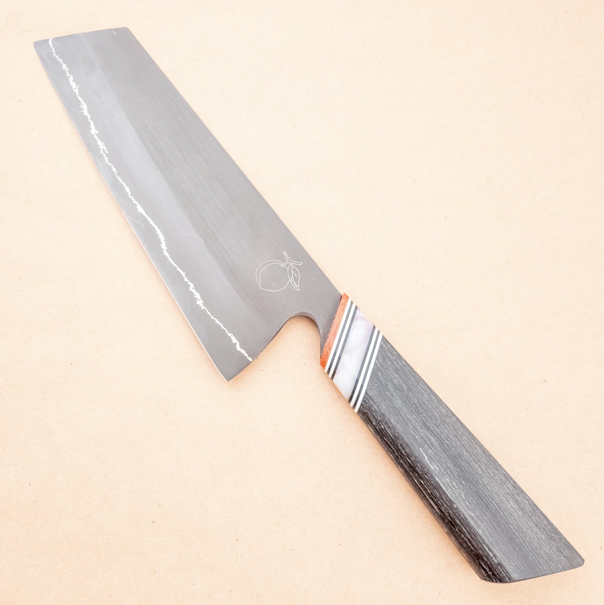 7.4" Tre' Hill 80CRV2 Bog Oak Wa Bunka - District Cutlery