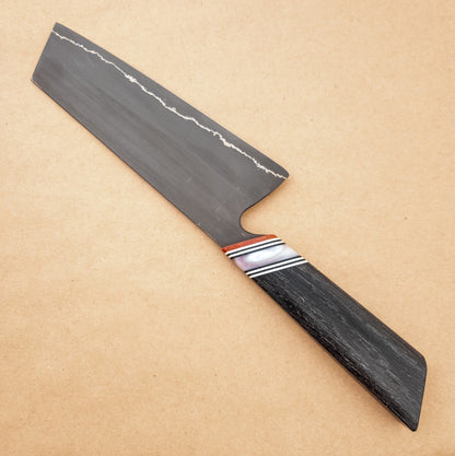 7.4" Tre' Hill 80CRV2 Bog Oak Wa Bunka - District Cutlery